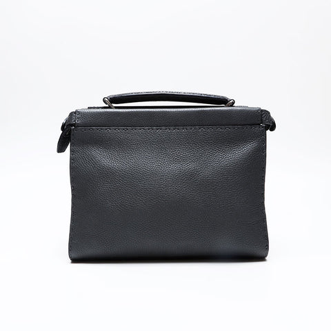 FENDI Peekaboo logo 2way Shoulder Bag gray WS20734