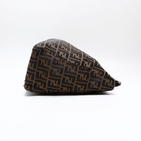 FENDI Zucca Handbag Brown WS20736