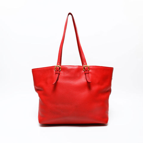 Miu Miu Leather 2way Shoulder Bag Red WS20737