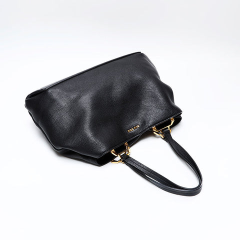 Miu Miu leather Tote Bag black WS20740