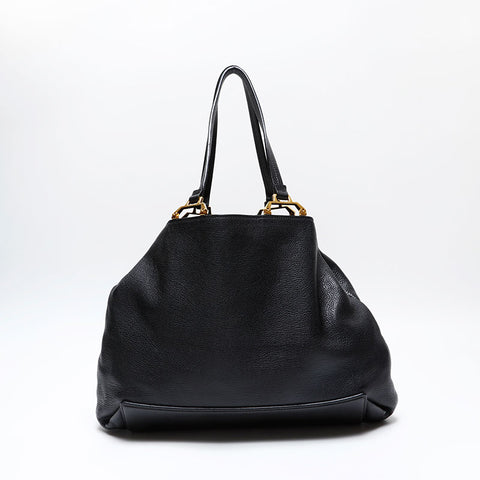 Miu Miu leather Tote Bag black WS20740