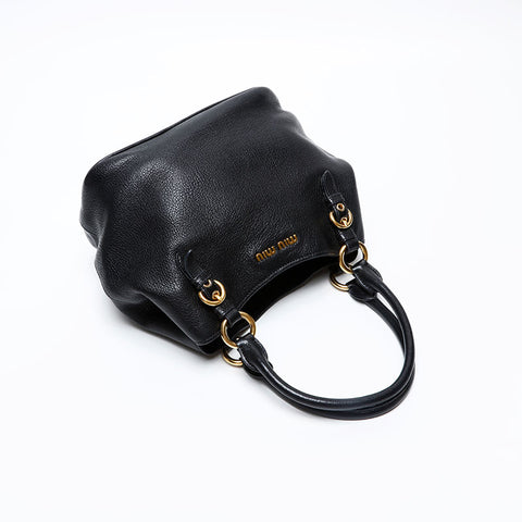 Miu Miu leather Handbag black WS20741