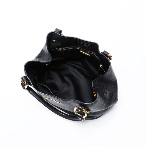 Miu Miu leather Handbag black WS20741