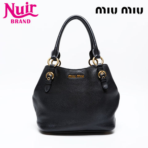 Miu Miu leather Handbag black WS20741