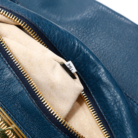 Miu Miu Leather Turn Lock Shoulder Bag green WS20742