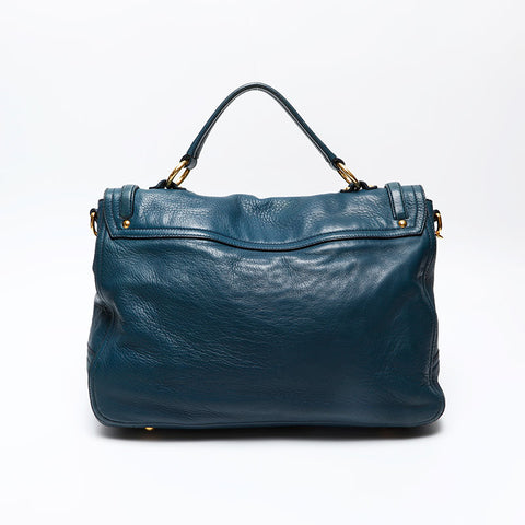 Miu Miu Leather Turn Lock Shoulder Bag green WS20742