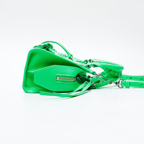 BALENCIAGA Neo Classic City 2way Handbag green WS20749