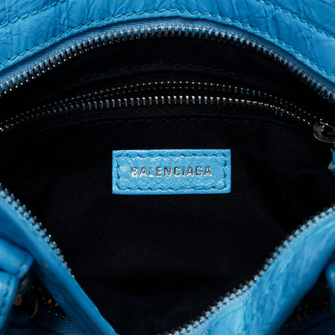 BALENCIAGA Neo Classic City 2way Handbag blue WS20751