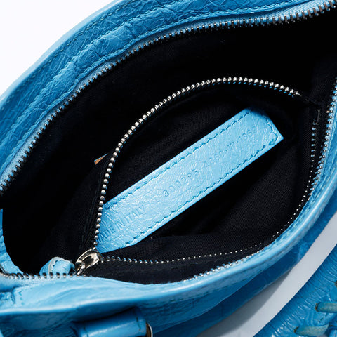 BALENCIAGA Neo Classic City 2way Handbag blue WS20751