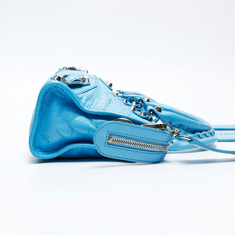 BALENCIAGA Neo Classic City 2way Handbag blue WS20751