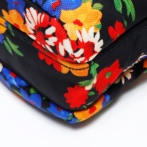 Miu Miu Canvas Jacquard Flower Shoulder Bag multicolor WS20752