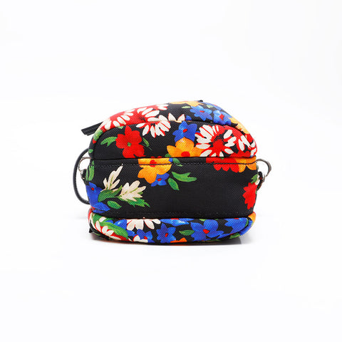 Miu Miu Canvas Jacquard Flower Shoulder Bag multicolor WS20752