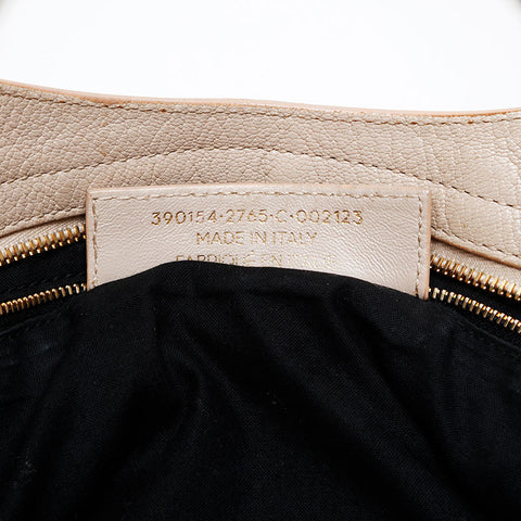 BALENCIAGA Metallic Edge City Handbag beige WS20753