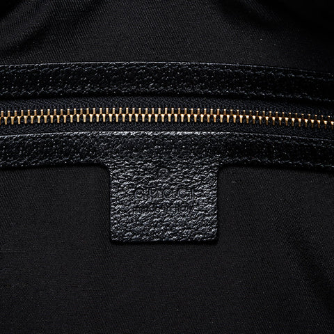 GUCCI GG canvas Boston bag Handbag black WS20764