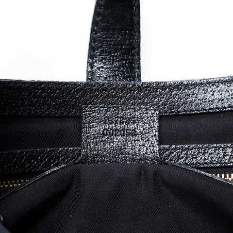 GUCCI GG Canvas Jackie Shoulder Bag black WS20765