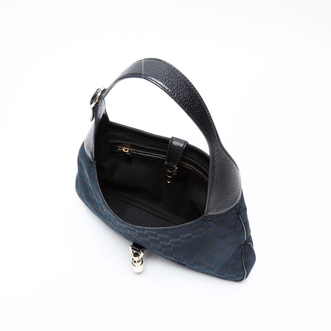 GUCCI GG Canvas Jackie Shoulder Bag black WS20765