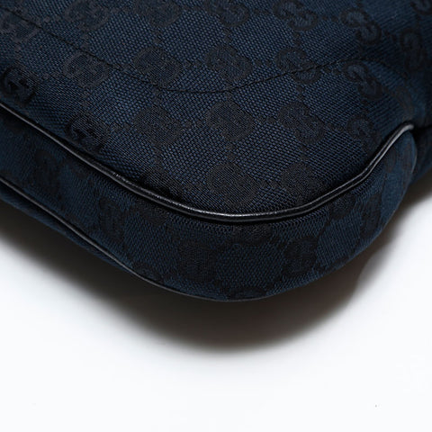 GUCCI GG Canvas Jackie Shoulder Bag black WS20765