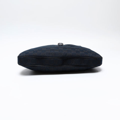 GUCCI GG Canvas Jackie Shoulder Bag black WS20765