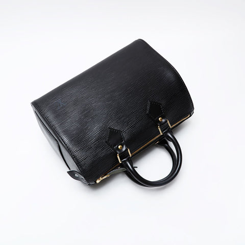 LOUIS VUITTON 1995 Epi Speedy 25 Handbag black WS20766