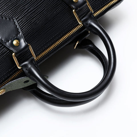 LOUIS VUITTON 1995 Epi Speedy 25 Handbag black WS20766