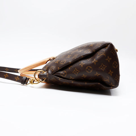LOUIS VUITTON Monogram Pallas made in 2013 Tote Bag Brown WS20767