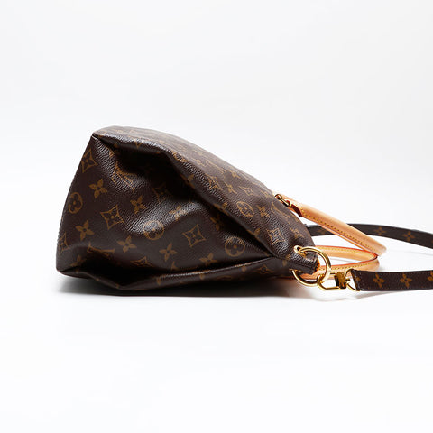 LOUIS VUITTON Monogram Pallas made in 2013 Tote Bag Brown WS20767