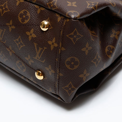 LOUIS VUITTON Monogram Pallas made in 2013 Tote Bag Brown WS20767