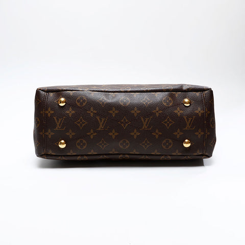 LOUIS VUITTON Monogram Pallas made in 2013 Tote Bag Brown WS20767