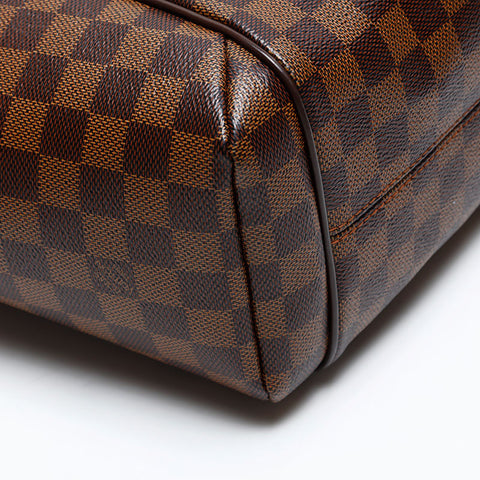 LOUIS VUITTON 2014 Damier Totally MM Shoulder Bag Brown WS20770