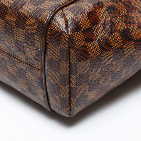 LOUIS VUITTON 2014 Damier Totally MM Shoulder Bag Brown WS20770