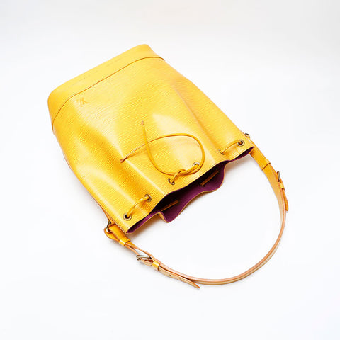 LOUIS VUITTON 1995 Epi Noe Shoulder Bag yellow WS20771