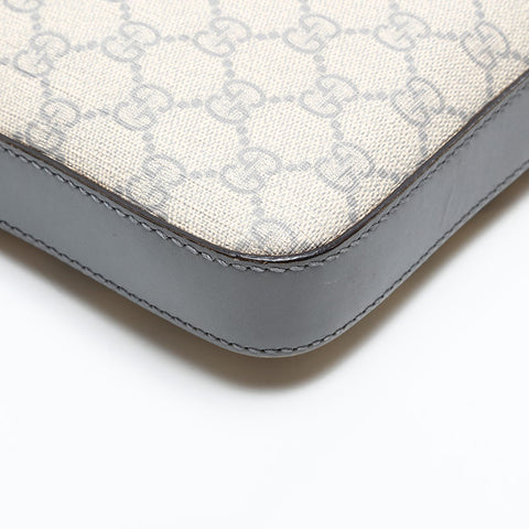 GUCCI GG Supreme Shoulder Bag gray WS20772