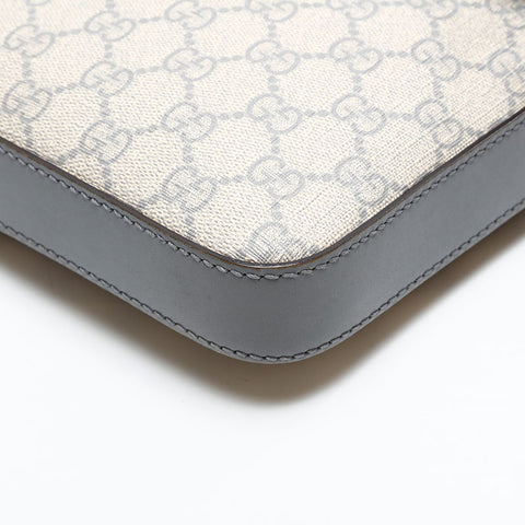 GUCCI GG Supreme Shoulder Bag gray WS20772