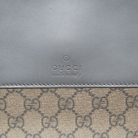 GUCCI GG Supreme Shoulder Bag gray WS20772