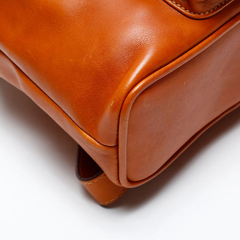 GUCCI Old Gucci Bamboo Sherry Line Backpack Â· Daypack Brown WS20773