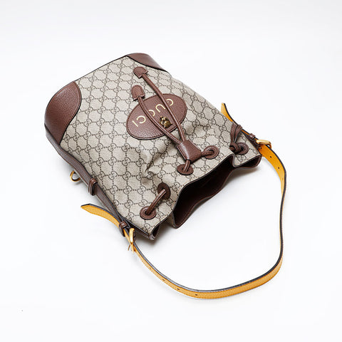 GUCCI GG Supreme Shoulder Bag beige WS20775