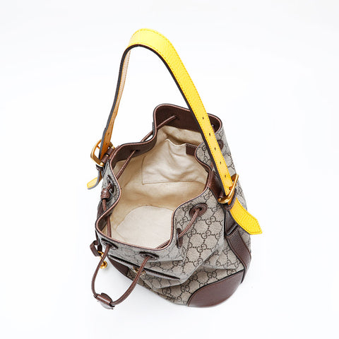 GUCCI GG Supreme Shoulder Bag beige WS20775
