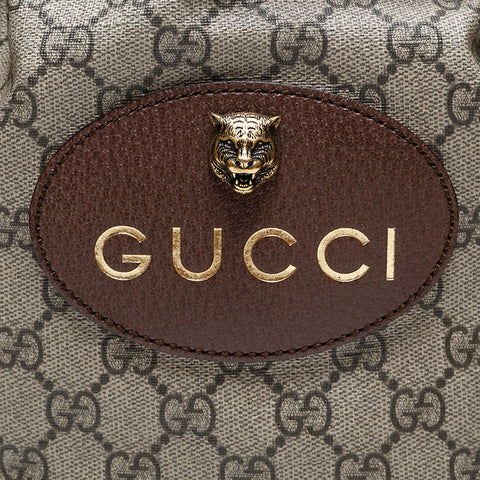 GUCCI GG Supreme Shoulder Bag beige WS20775
