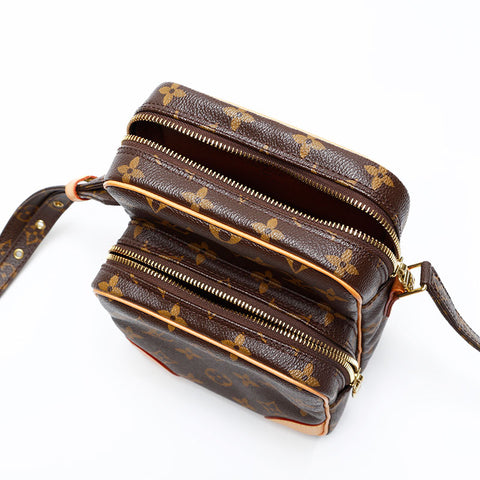 LOUIS VUITTON 2009 Monogram Amazon Shoulder Bag Brown WS20777