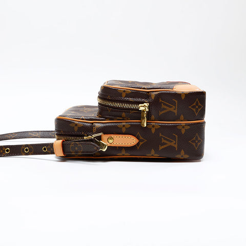 LOUIS VUITTON 2009 Monogram Amazon Shoulder Bag Brown WS20777