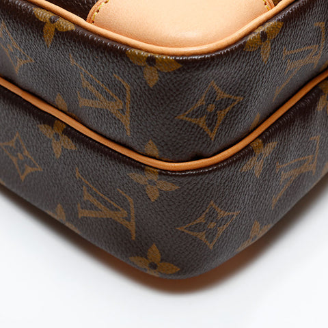 LOUIS VUITTON 2009 Monogram Amazon Shoulder Bag Brown WS20777