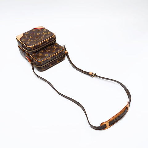 LOUIS VUITTON 2009 Monogram Amazon Shoulder Bag Brown WS20777