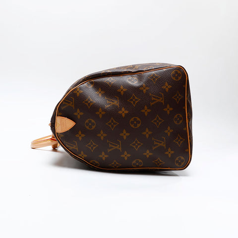 LOUIS VUITTON 1998 Monogram Speedy 40 Handbag Brown WS20778