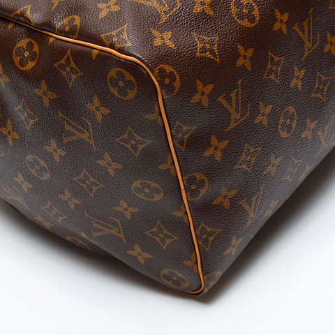 LOUIS VUITTON 1998 Monogram Speedy 40 Handbag Brown WS20778