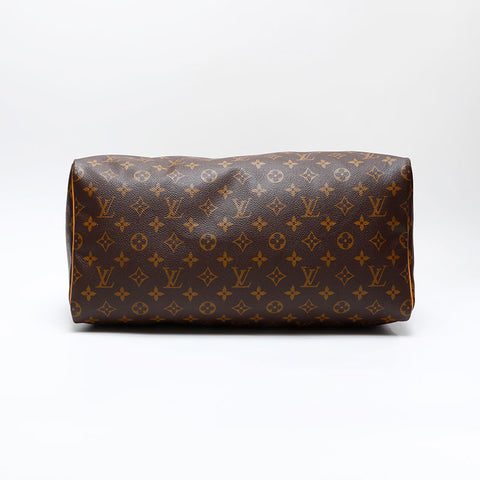 LOUIS VUITTON 1998 Monogram Speedy 40 Handbag Brown WS20778