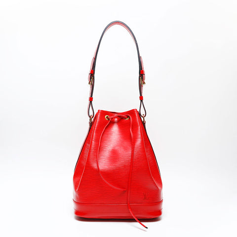 LOUIS VUITTON 1996 Epi Noe Shoulder Bag Red WS20779
