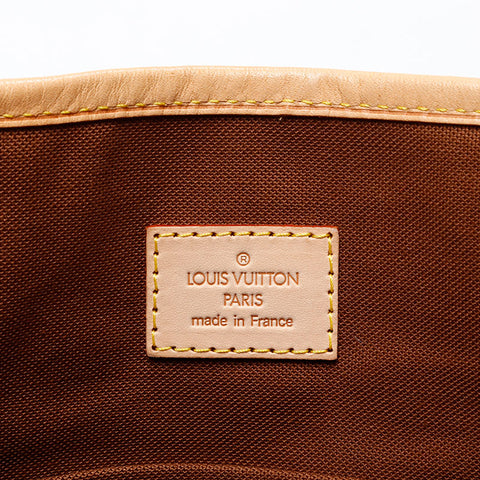 LOUIS VUITTON 2005 Monogram Batignolles Handbag Brown WS20780
