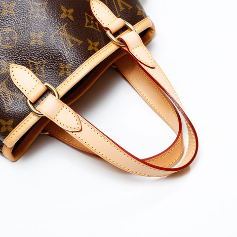 LOUIS VUITTON 2005 Monogram Batignolles Handbag Brown WS20780