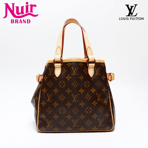 LOUIS VUITTON 2005 Monogram Batignolles Handbag Brown WS20780