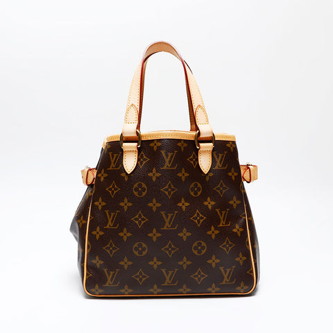 LOUIS VUITTON 2005 Monogram Batignolles Handbag Brown WS20780